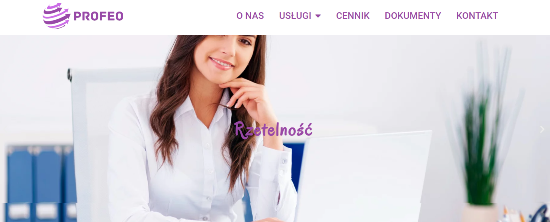 strona internetowa Profeo