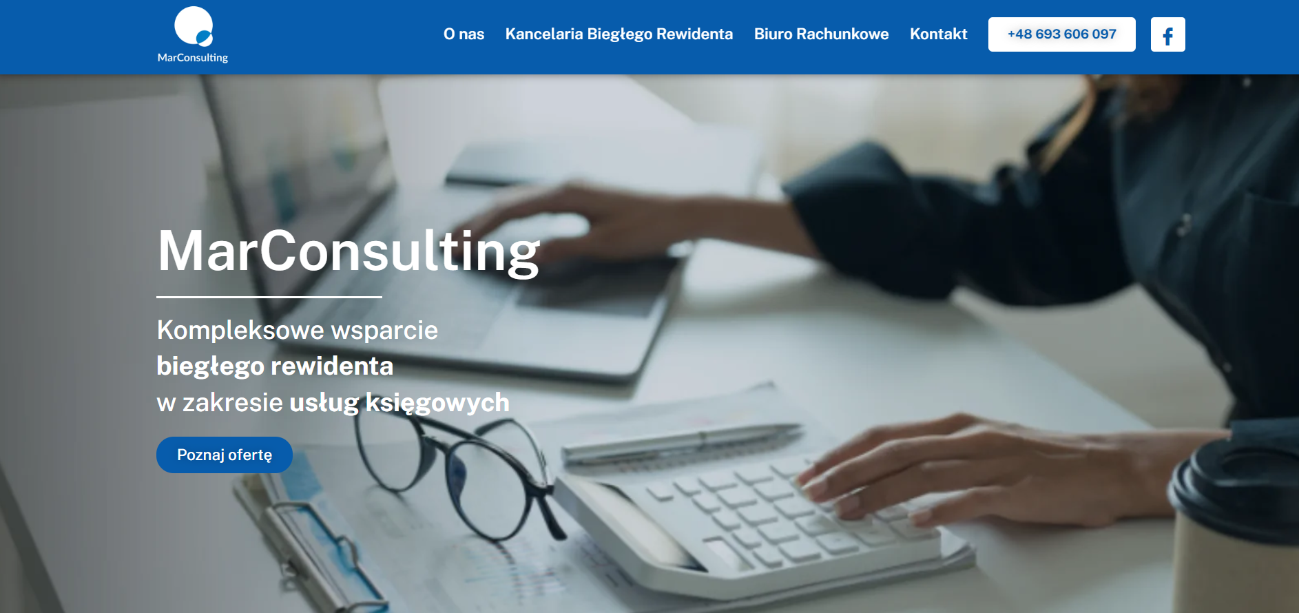 strona internetowa dla biura rachunkowego