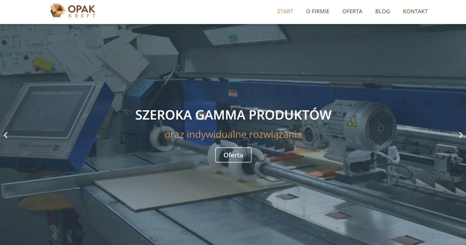 strona główna opak-kreft produkcja kartonów