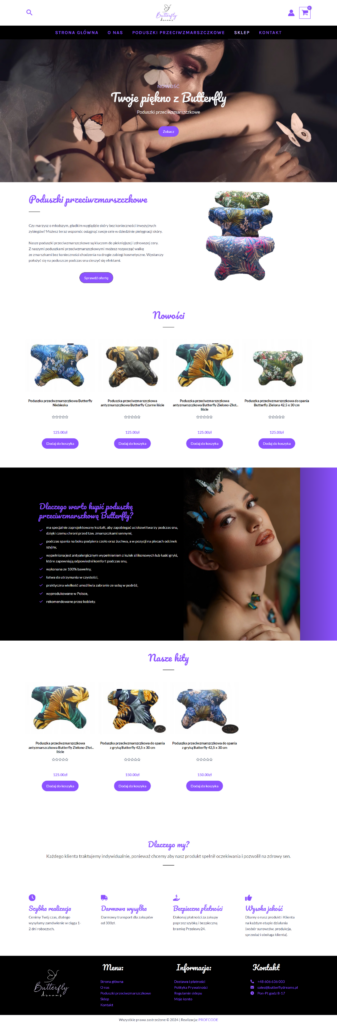 strona internetowa Butterfly