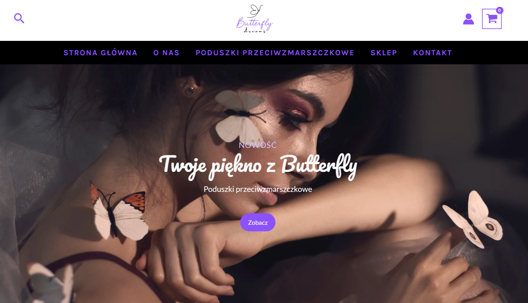 strona internetowa Butterfly
