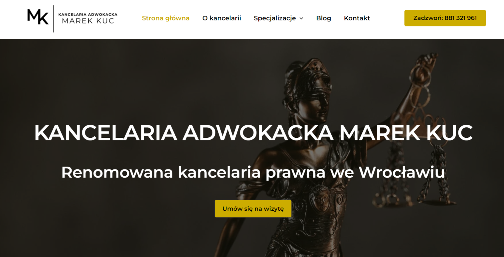 strona internetowa MArek Kuc