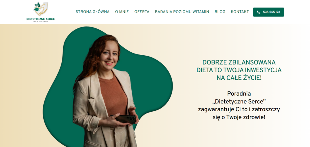 strona internetowa dietetyczneserce.pl