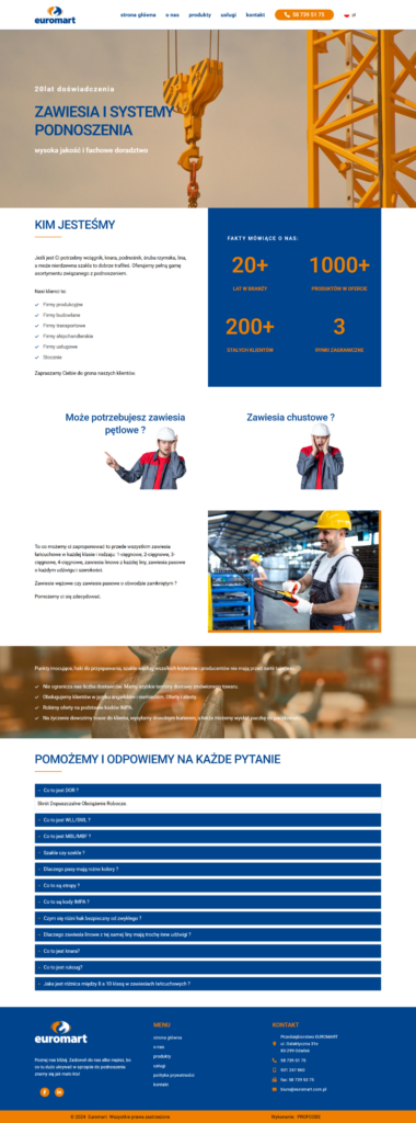 strona internetowa Euromart