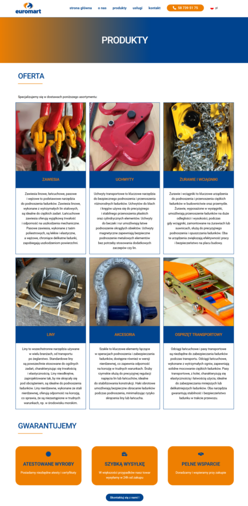 strona internetowa Euromart