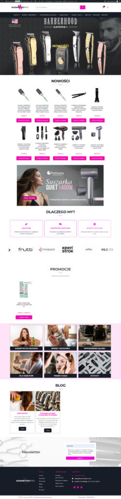 sklep internetowy kosmetyki pro