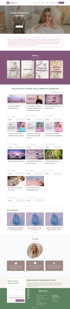 strona internetowa Ewelina Nalborska