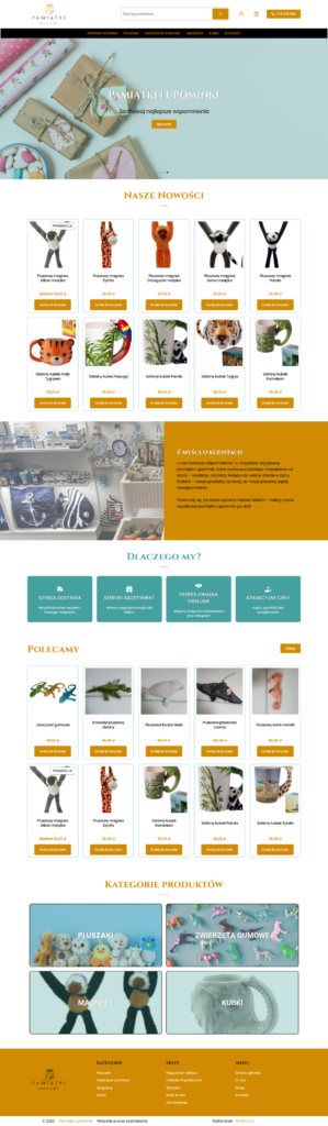 sklep internetowy pamiatkiupominki.pl