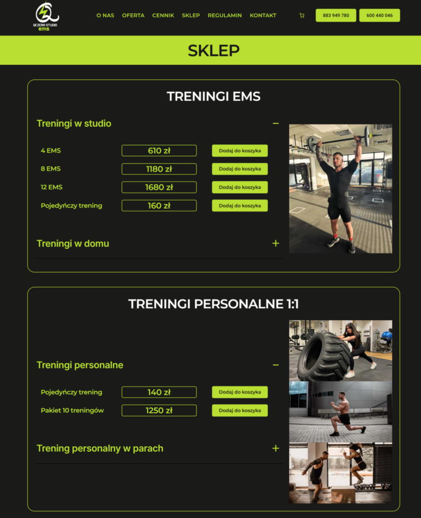 strona internetowa qczera studio ems