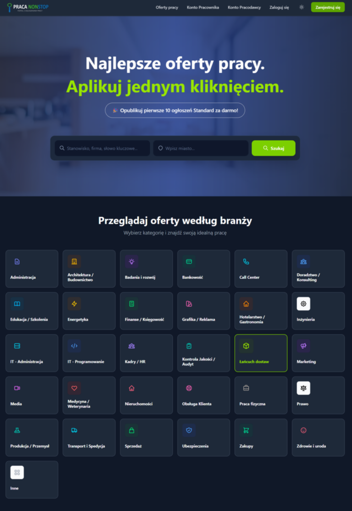 portal pracy pracanonstop.pl