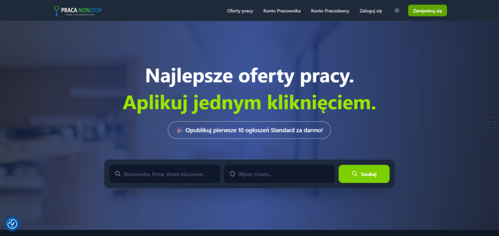 portal pracy pracanonstop.pl